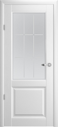 Межкомнатная дверь Albero Эрмитаж 4 ДО Квадро белая