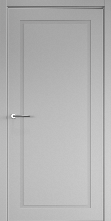 Межкомнатная дверь Albero Неоклассика 1 ДГ эмаль серая