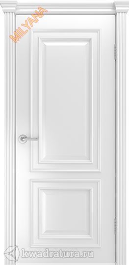 Межкомнатная дверь Мильяна Бристоль Премьера белая эмаль