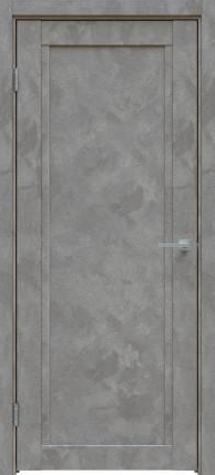 Межкомнатная дверь Triadoors 619 Бетон темно-серый ДГ