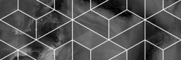 Настенная плитка Керамин Асуан 5Д черный геометрия 75х25 см