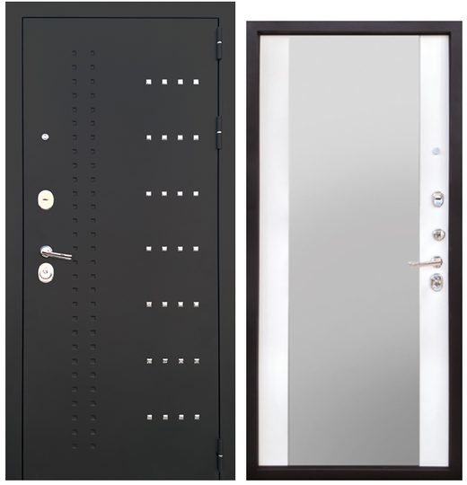 Входная дверь Атриум Милена зеркало