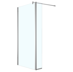 Душевая перегородка Azario Chicago Walk-in 140x195 см профиль серебро AZ-NAR6321