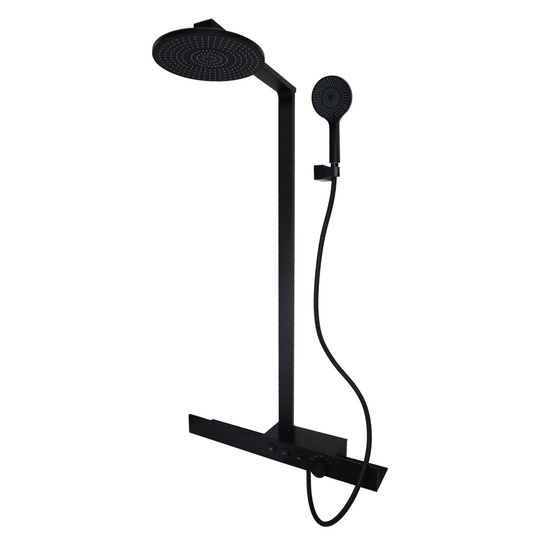 Душевая система Azario Deepsea с термостатом черная AZ-679008DB9PA