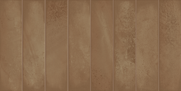 Настенная плитка Azori Bricks Terracota 31,5x63 см