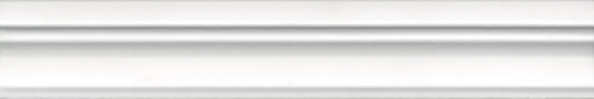 Бордюр Багет Kerama Marazzi Магнолия белый 30x5 см ректификат BLC025R