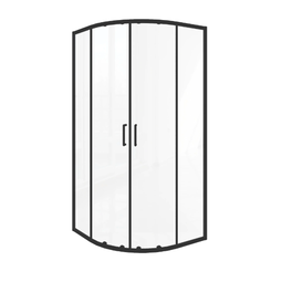 Душевой уголок Bas Lite R-90-C-B 90x90x190 черный профиль