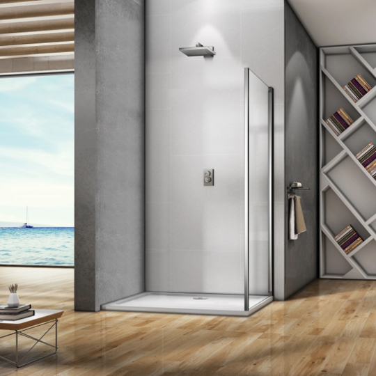 Боковая панель Bas Spirit SP-90-C-CH 90x190 профиль хром