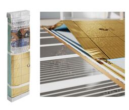 Подложка-гармошка Solid AntiSlip с пароизоляцией 1,5 мм под LVT, и SPC для инфракрасный теплого пола