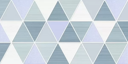 Декор Belleza Блум голубой геометрия 40х20 см