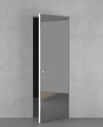 Межкомнатная система Invisible с зеркалом на одну сторону кромка алюминиевая 4 стороны