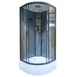 Душевая кабина Дана 020Г 90x90x215 графит кирпич