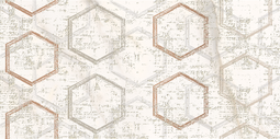 Декор Azori Apulia Oro Hexagone 31,5x63 см