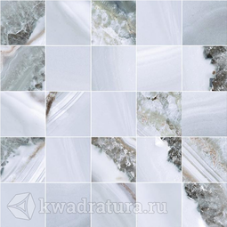 Декор Laparet Event мозаичный голубой 25x25