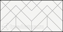 Декор Lasselsberger Мореска геометрия бежевый 20x40 см
