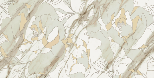 Декор Primavera Тривия бежевый 1 30x60 см ректификат