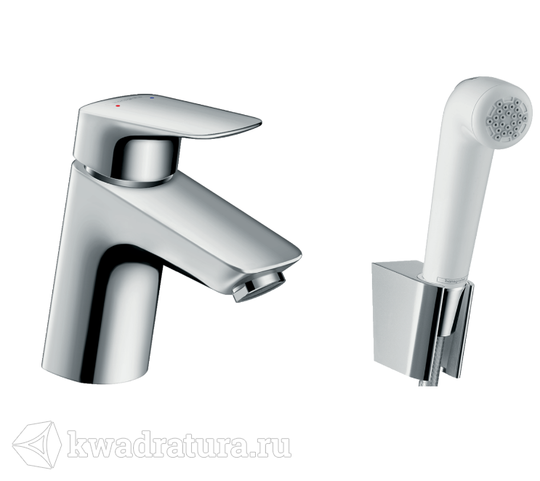 Смеситель для раковины Hansgrohe 71290000 Logis с гигиеническим душем