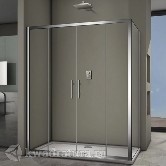 Душевой уголок Veconi RV-062 180x100х190 прозрачное стекло
