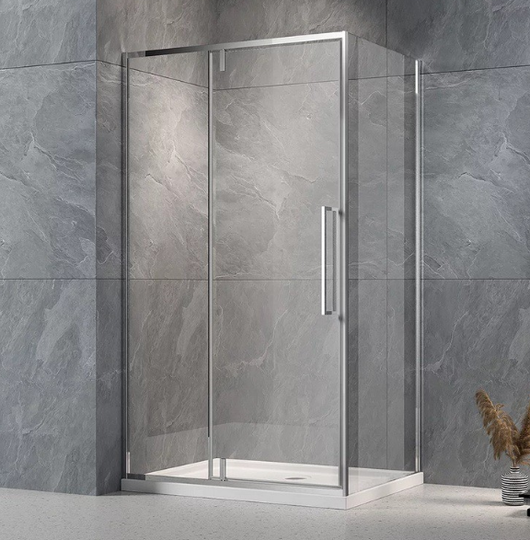 Душевой уголок Veconi RV-034 110x80x195 прозрачное стекло