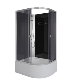 Душевая кабина Niagara Eco E110/80/40L/R/TN/BK 110х80х195 тонированное стекло без крыши
