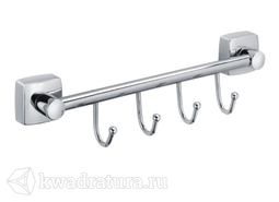 Крючок (планка 4 шт) Fixsen FX-61305В-4 Kvadro