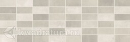 Декор мозайка Lasselsberger Фиори Гриджио светло-серая 20х60 см