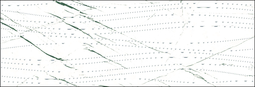 Настенная плитка Terracotta Galass Wave Decor 30x90 см