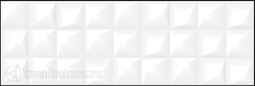 Настенная плитка Cersanit Gradient белая рельефная 19,8х59,8 см