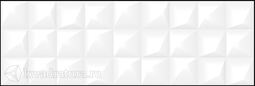 Настенная плитка Cersanit Gradient белая рельефная 19,8х59,8 см