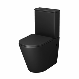 Унитаз-компакт безободковый Grossman Color GR-4480BMS черный матовый сиденье микролифт