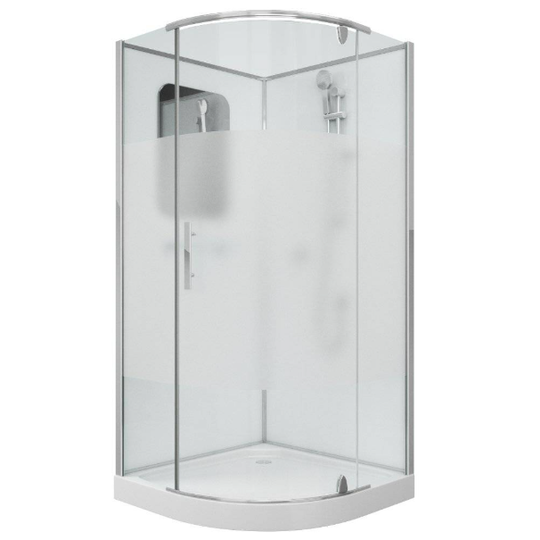 Душевая кабина Grossman GR170 100x100x205 без крыши с матовой вставкой
