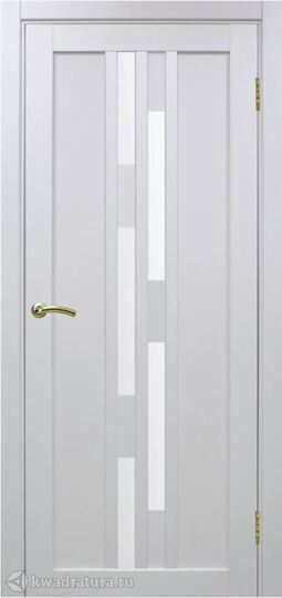 Межкомнатная дверь OPorte Турин 551 белый лед