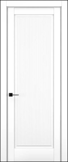 Межкомнатная дверь Hausdoors Фактурные линии 3 Керамик снежный ДГ