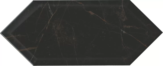 Настенная плитка Kerama Marazzi Келуш грань черный 14х34 см 35010