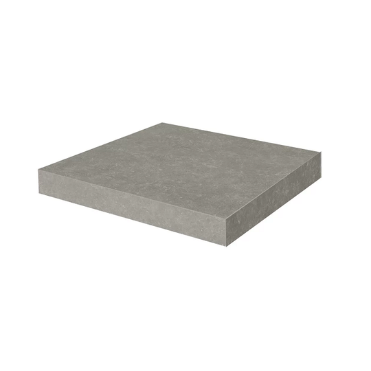 Ступень клееная угловая Kerama Marazzi Касабланка HP серый 33x33 см ректификат KM6012G0171RGCA