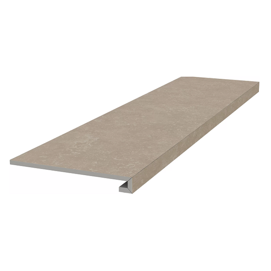 Ступень клееная фронтальная Kerama Marazzi Касабланка HP бежевый светлый 33x119,5 см ректификат KM6012G0191RGCF