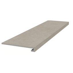 Ступень клееная фронтальная Kerama Marazzi Касабланка HP серый светлый 33x119,5 см ректификат KM6012G0201RGCF