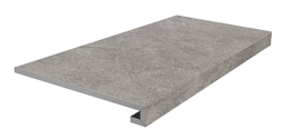 Ступень клееная фронтальная Kerama Marazzi Портленд серый 33x80 см ректификат KM8080G0041RGCF