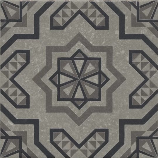 Декор Kerama Marazzi Касабланка серый 20x20 см KMD3STA048GN