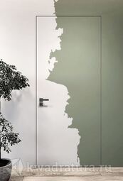 Скрытая дверь Invisible с черной кромкой 2 стороны (800х2000)
