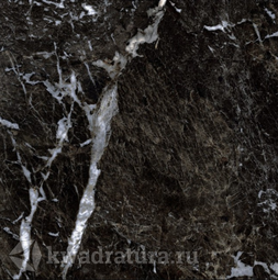 Керамогранит Gresse Simbel Carbon мрамор черно-белый GRS05-03 60х60 см