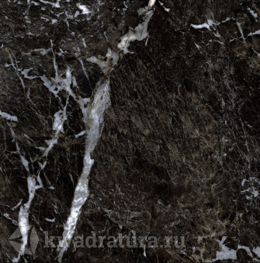 Керамогранит Gresse Simbel Carbon мрамор черно-белый GRS05-03 60х60 см