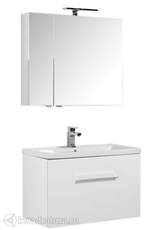Комплект мебели для ванной Aquanet Порто 80 белый