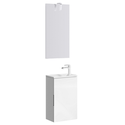 Комплект мебели для ванной Aqwella Accent 40 L/R белый
