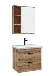 Комплект мебели для ванной Grossman Форта 60 дуб галифакс