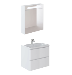 Комплект мебели для ванной Итана Roberto 70 белый подвесной