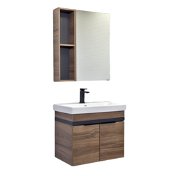 Комплект мебели для ванной Comforty Соло 70 дуб темно-коричневый