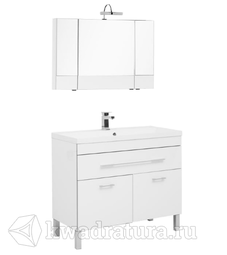 Комплект мебели для ванной Aquanet Верона 100 белый