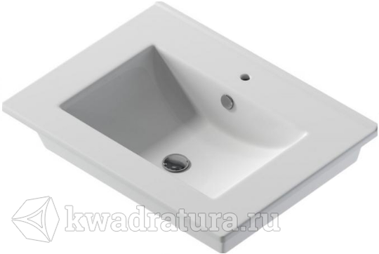 Раковина Sanita Luxe Quadro 60x47 см