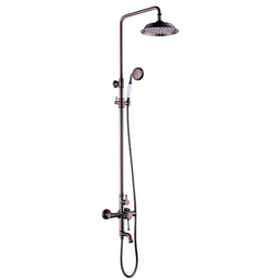 Душевая система Lemark LM6362RB Peretto черный кофе